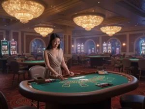 jili mine online casino blackjack game with virtual dealer