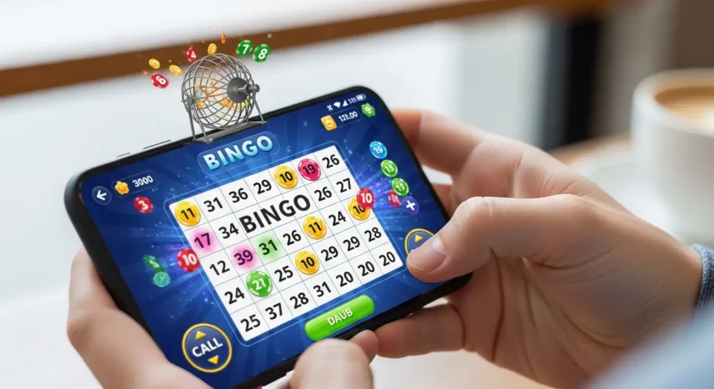 747 live casino bingo game on phone