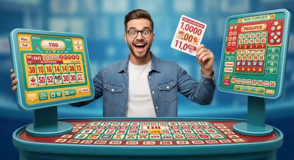 747 live casino bingo man winning online bingo game