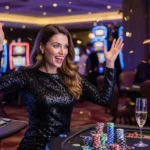 phlove online casino woman happily winning casino game buenas casino