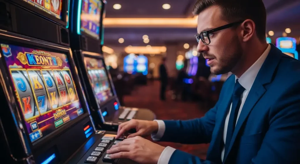 super ace scatter man winning on slot spins buenas casino