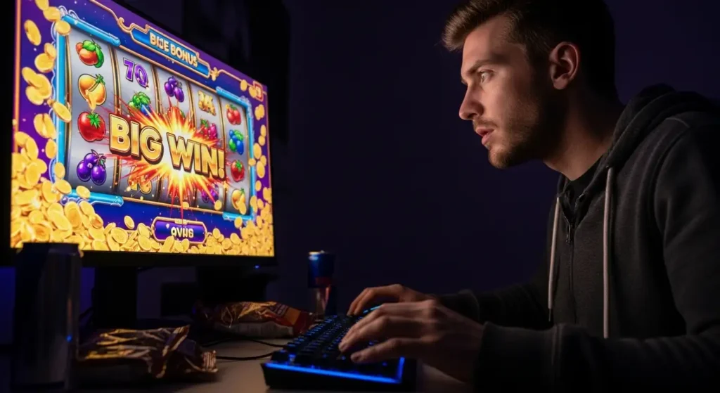 super ace scatter man winning slot game buenas casino