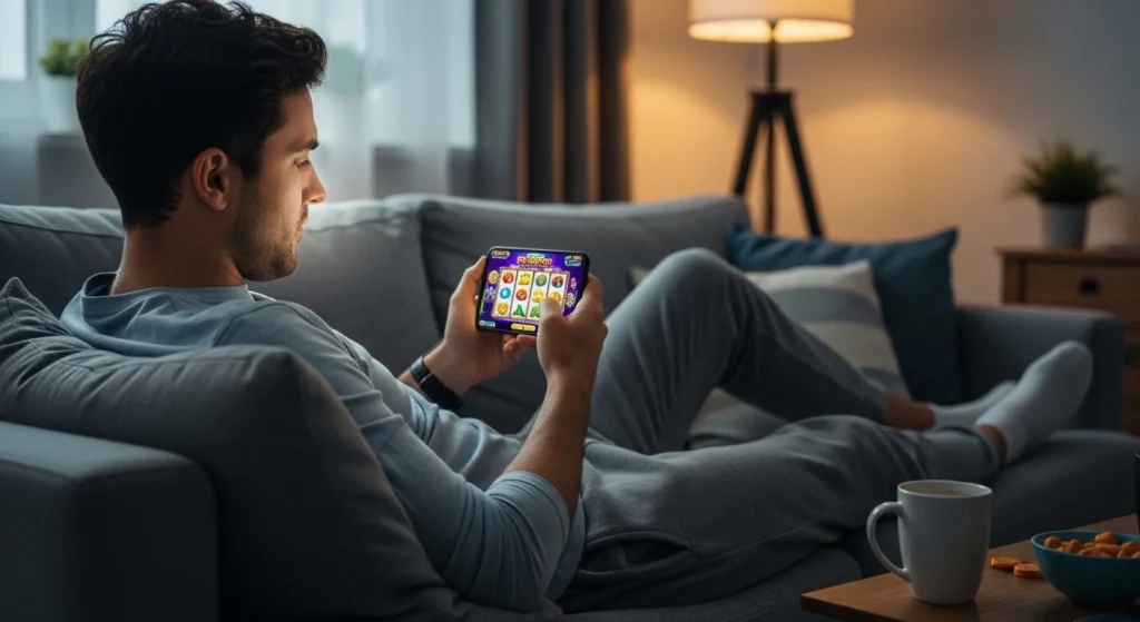 winfinity slot games casual gamer playing mobile slots buenas casino