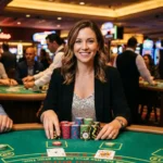 711 bet online casino player enjoying an exclusive online casino gaming experience with confidence